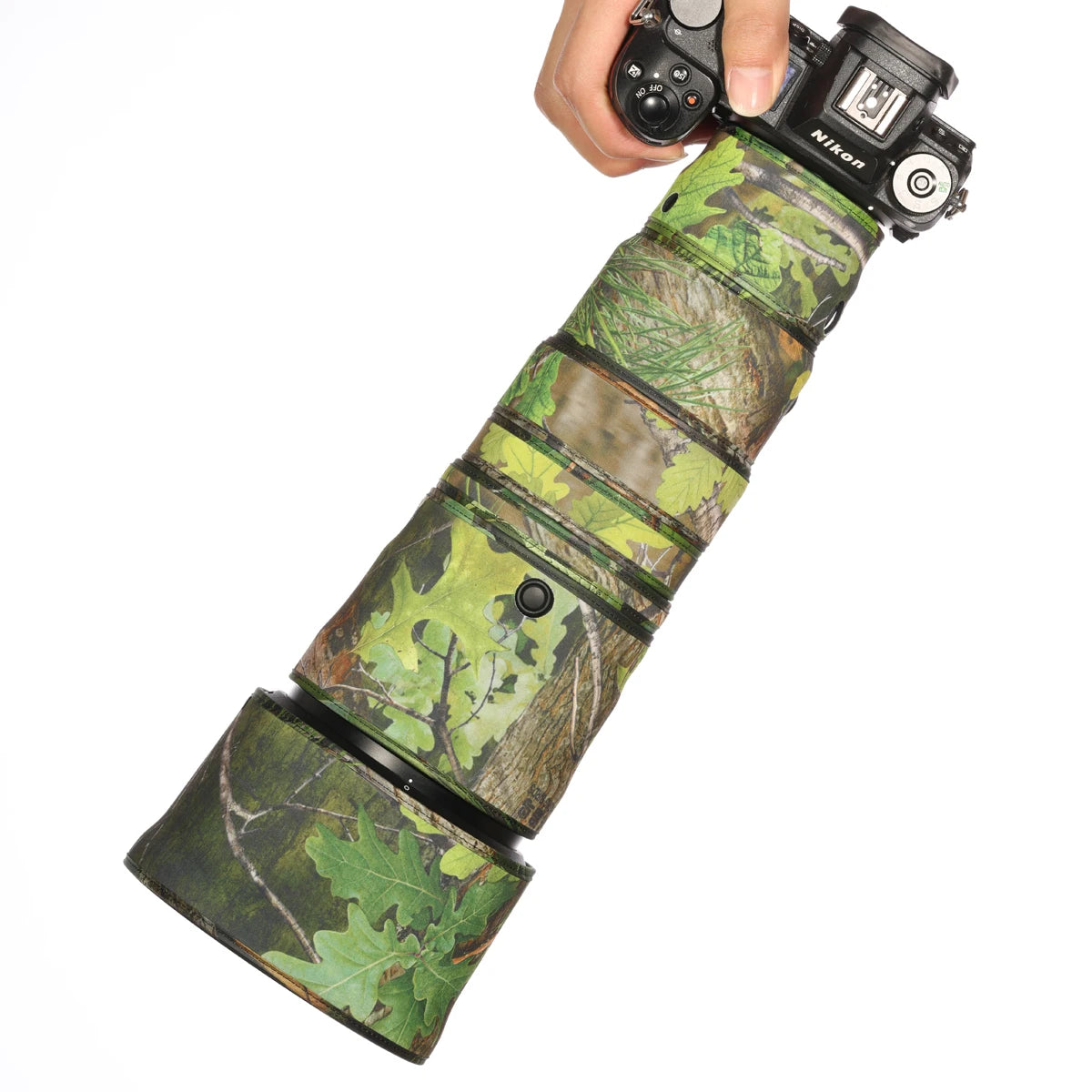 CHASING BIRDS camouflage lens coat for Nikon Z 180-600 mm F 5.6-6.3 VR waterproof and rainproof lens protective cover NIKKOR
