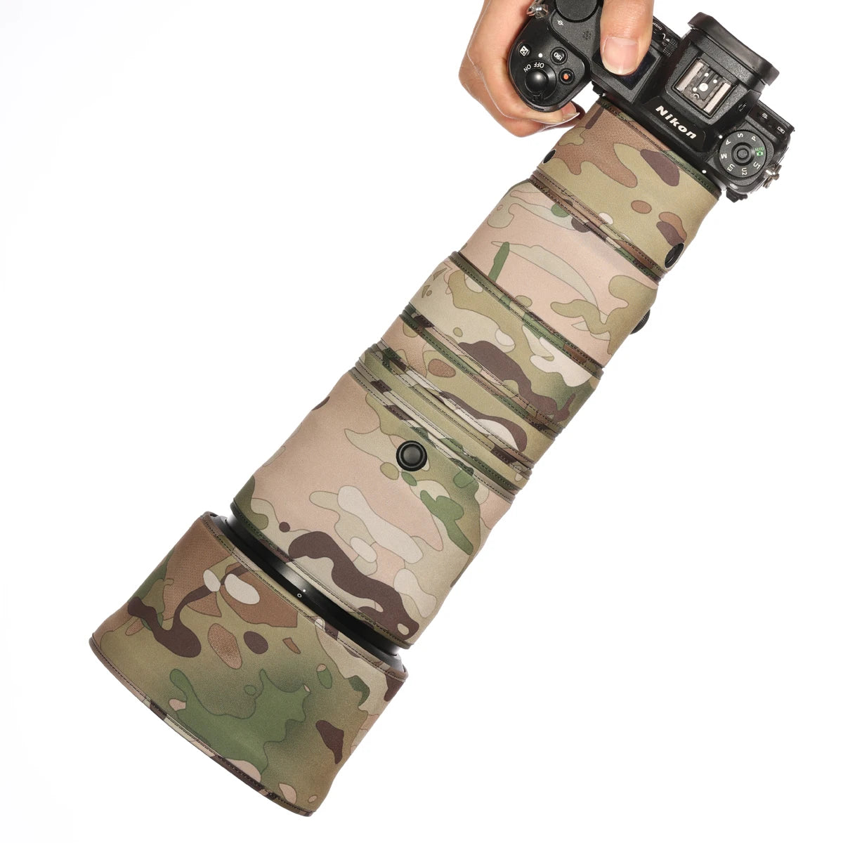 CHASING BIRDS camouflage lens coat for Nikon Z 180-600 mm F 5.6-6.3 VR waterproof and rainproof lens protective cover NIKKOR