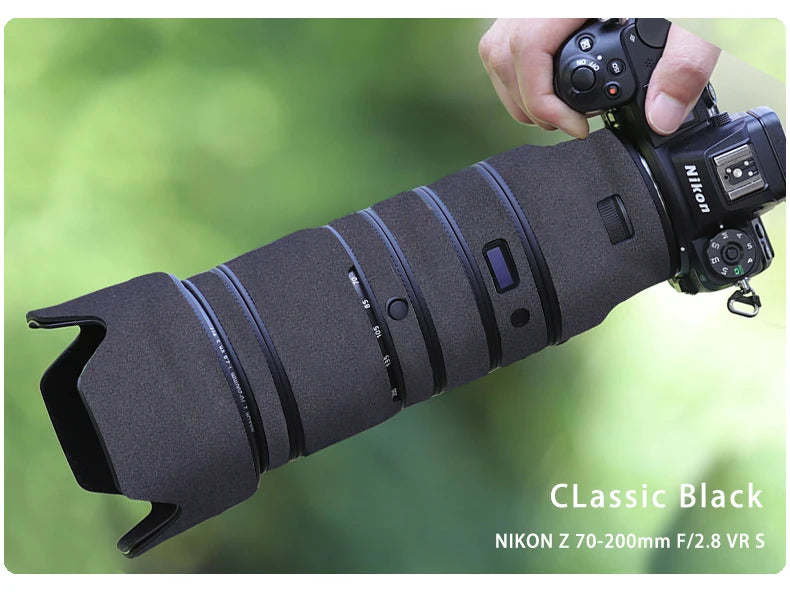 CHASING BIRDS camouflage lens coat for NIKON Z 70-200mm F2.8 VR S waterproof and rainproof protective cover z 70200 lens cover