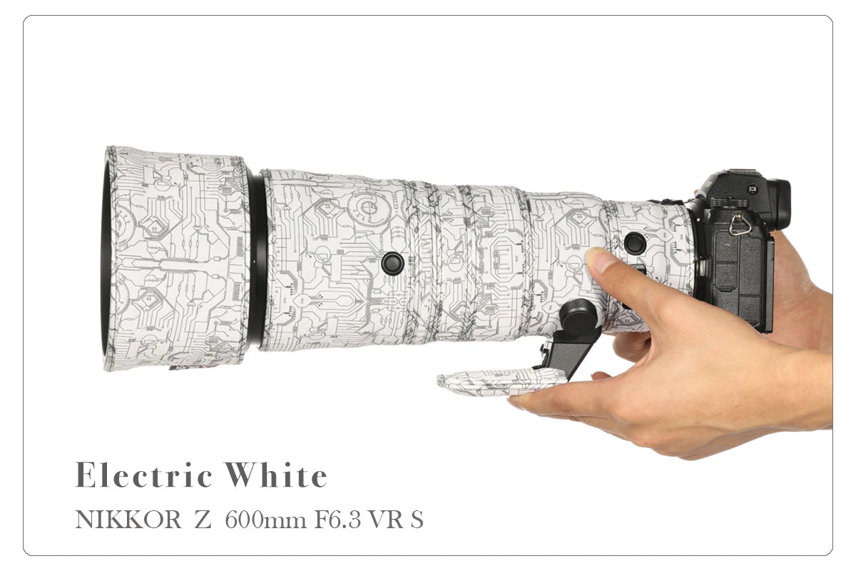 CHASING BIRDS camouflage lens coat for NIKON Z 600mm F6.3 VR S waterproof and rainproof lens protective cover Z 600 lens cover