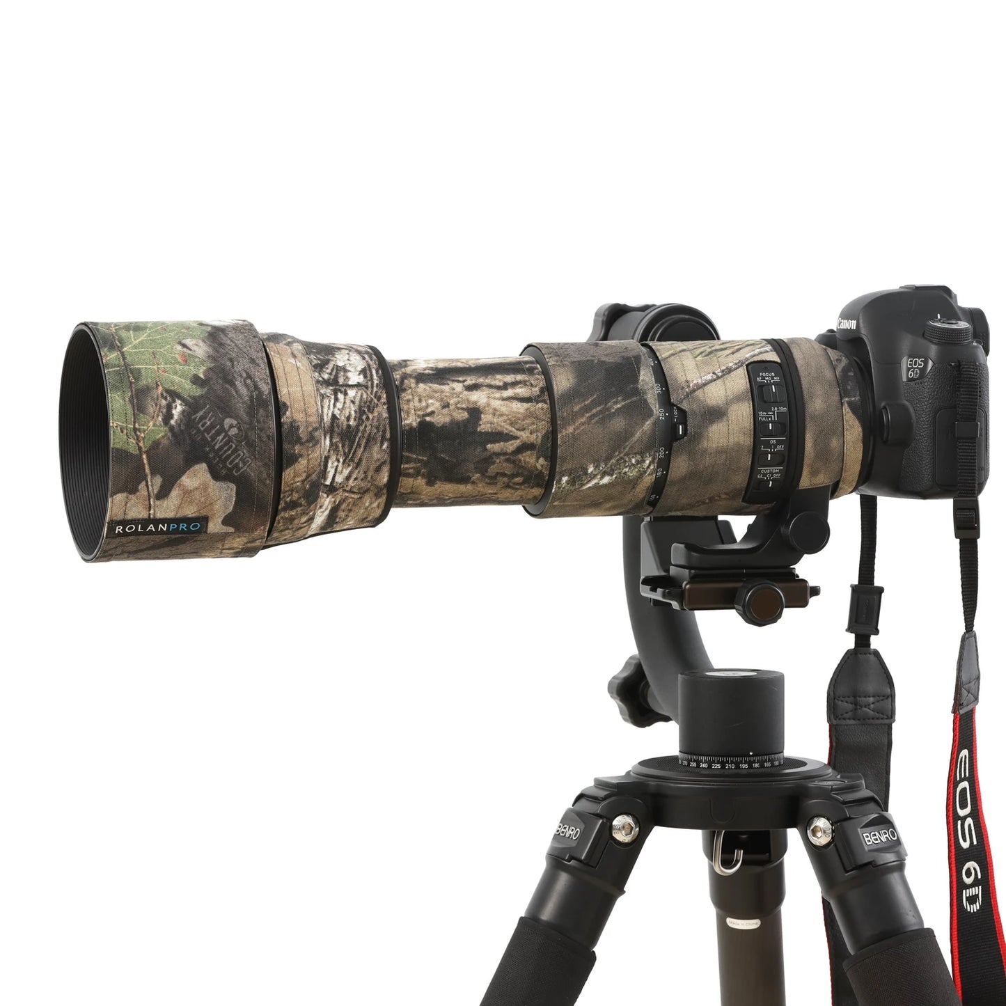 ROLANPRO Camouflage Lens Coat for SIGMA 150-600mm F5-6.3 DG OS HSM Contemporary (AF Version) Lens Protective Sleeve Guns Case