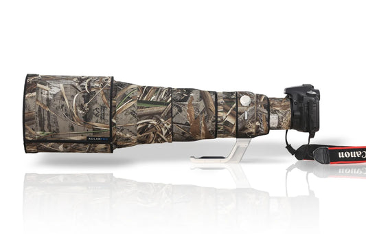 ROLANPRO Waterproof Lens Camo Cover for Canon EF 600mm F/4 L IS III USM Coat Photography Protective Sleeve Guns Case Canon 600mm