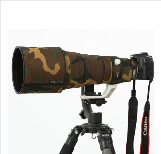 ROLANPRO Lens Coat Camouflage for Canon EF 400mm F/2.8 L IS II USM Lens Protective Sleeve Guns Case Canon 400mm Canon SLR