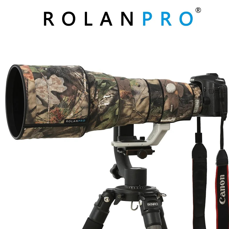 ROLANPRO Lens Coat Camouflage for Canon EF 400mm F/2.8 L IS II USM Lens Protective Sleeve Guns Case Canon 400mm Canon SLR