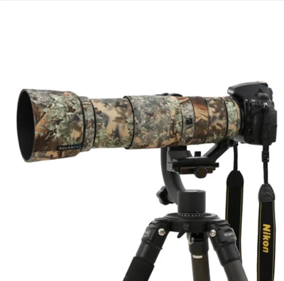 ROLANPRO Lens Cover for Nikon AF-S 200-500mm f/5.6E ED VR Lens Coat Rain Cover Guns Case Protective Sleeve Nikon 200 500mm