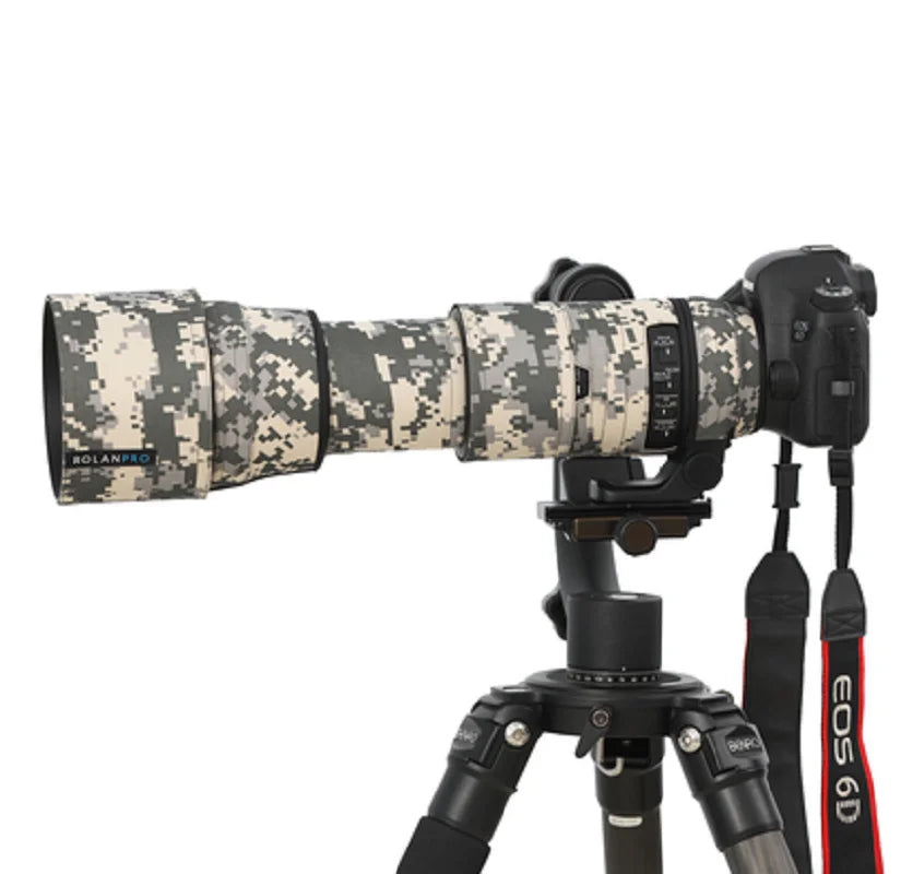 ROLANPRO Camouflage Lens Coat for SIGMA 150-600mm F5-6.3 DG OS HSM Contemporary (AF Version) Lens Protective Sleeve Guns Case