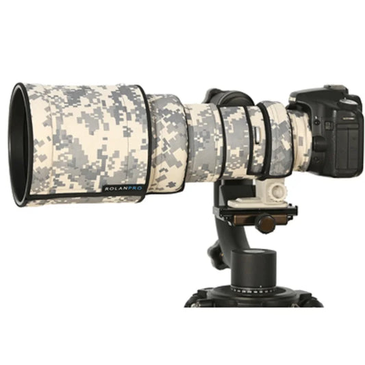 ROLANPRO Lens Camouflage Coat for Canon EF 400mm f/4 DO IS USM Lens Clothing Rain Cover Lens SLR Guns Case Sleeve