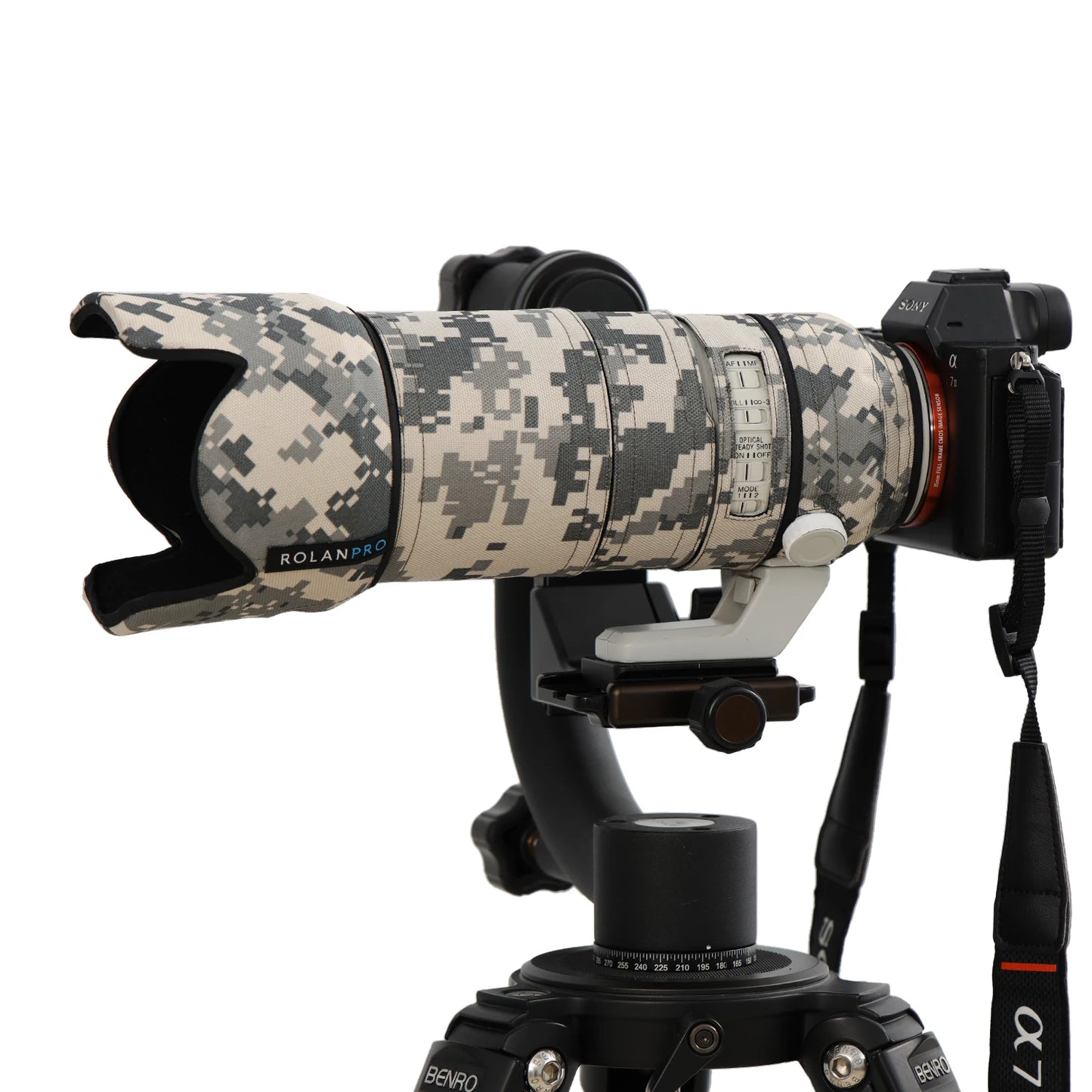 ROLANPRO Waterproof Camouflage Lens Coat for Sony FE 70-200mm f/2.8 GM OSS Lens Case Sony SEL70200 SLR Cover Sleeve Foto Bag