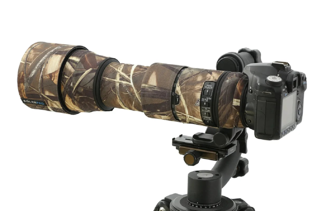 ROLANPRO Camouflage Lens Coat for SIGMA 150-600mm F5-6.3 DG OS HSM Contemporary (AF Version) Lens Protective Sleeve Guns Case