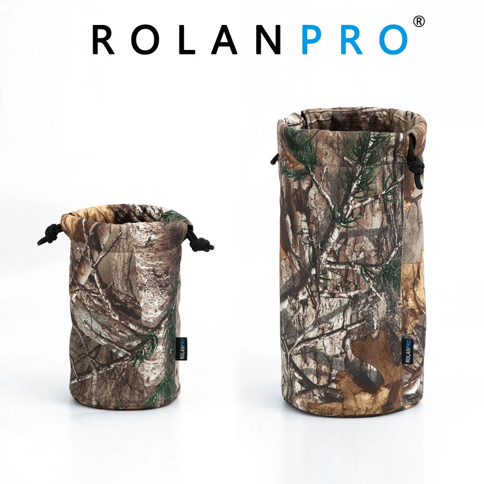 ROLANPRO Lens Bag Storage Bag Liner Bag For Canon Nikon Sony Sigma Tamron Olympus Fujifilm Lens DSLR Camera Lens