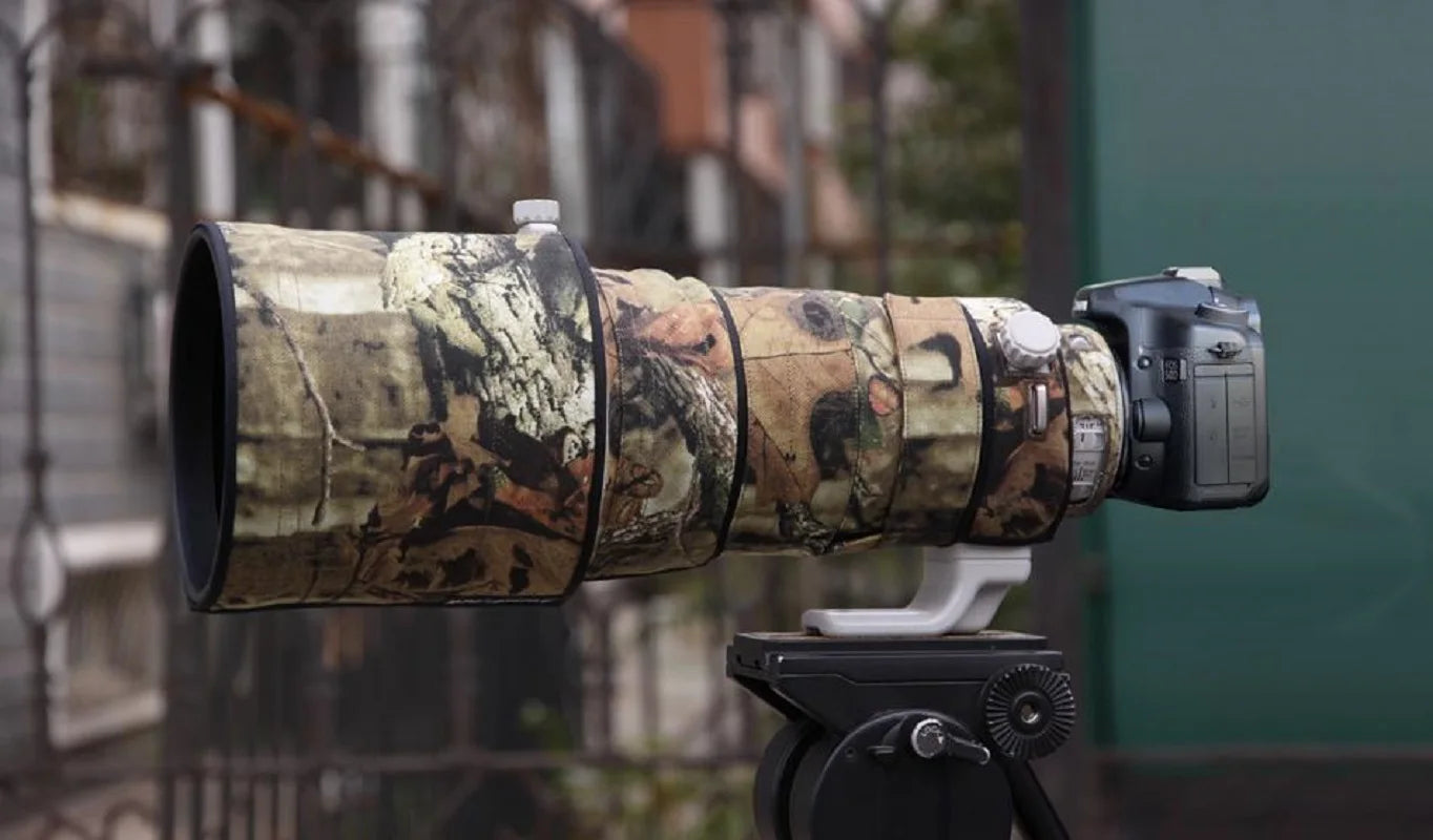 ROLANPRO Camera Lens Cover for Canon EF 300mm f/2.8 L USM Nylon Camouflage Lens Clothing Rain Cover Lens Sleeve Guns Case