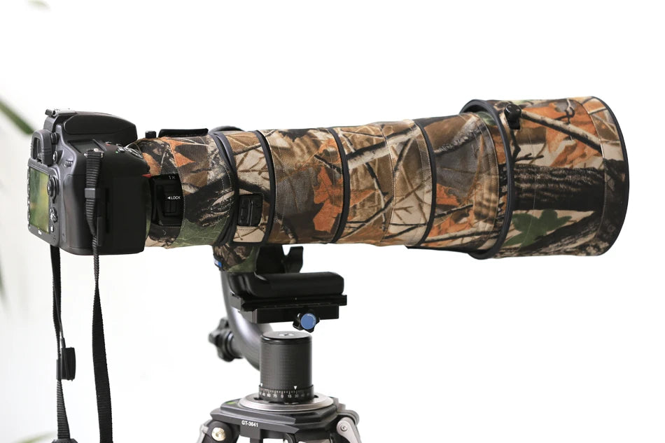 ROLANPRO Waterproof Lens Coat for Nikon AF-S 180-400mm F/4E TC1.4 FL ED VR Camouflage Lens Cover Guns Case Protective Seelve Cas