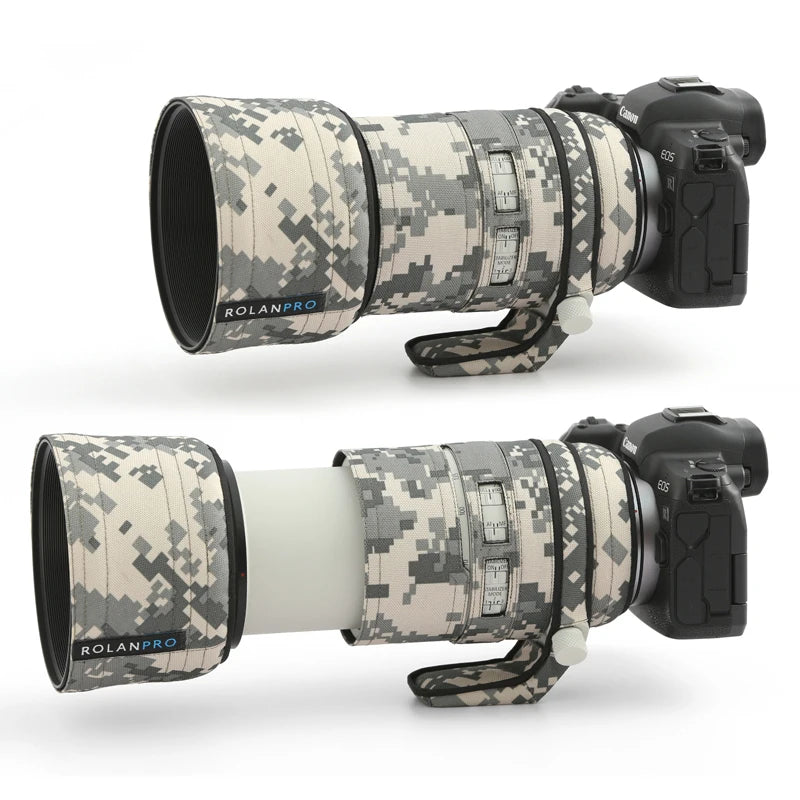 ROLANPRO Waterproof Lens Coat for Canon RF 70-200mm F2.8 L IS USM Rain Cover Lens Sleeve Guns Case for CANON RF 70 200 mm