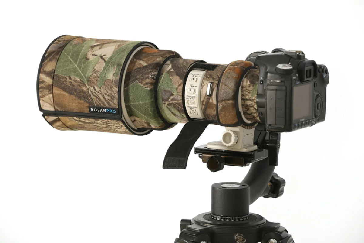 ROLANPRO Lens Coat for Canon EF 400mm f/4 DO IS USM Camouflage Lens Clothing Rain Cover Lens SLR Guns Case Sleeve