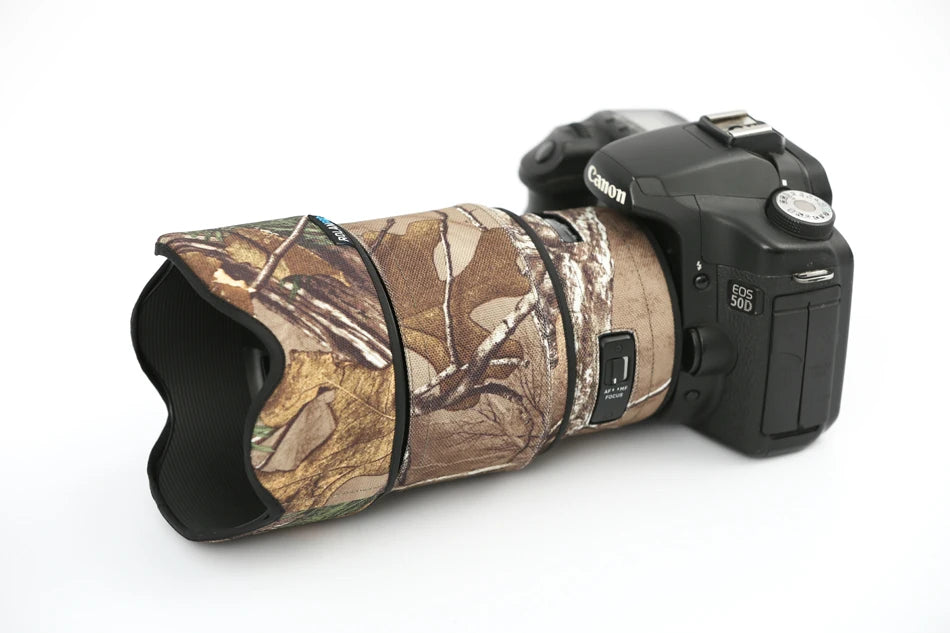 ROLANPRO Lens Coat for SIGMA 85mm F/1.4 DG ART Camouflage Rain Cover Lens Sleeve Guns Case Photography Accessories Clothing