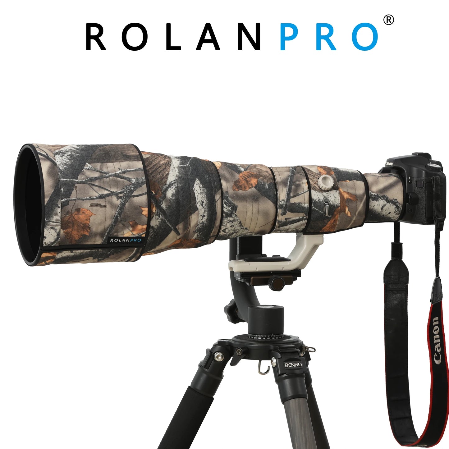 ROLANPRO Lens Coat for Canon EF 800mm F/5.6 L IS USM Lens Protective Sleeve Guns Case Canon 800mm f5.6 Lens Cover Backpack