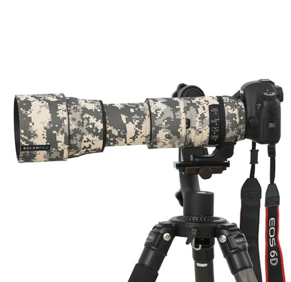 ROLANPRO Camouflage Lens Coat for SIGMA 150-600mm F5-6.3 DG OS HSM Contemporary (AF Version) Lens Protective Sleeve Guns Case