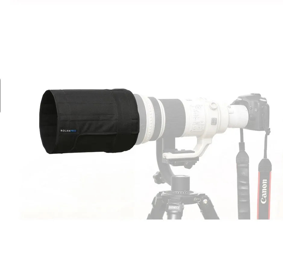 ROLANPRO Lens Hood for Nikon AF-S 500mm F5.6E PF ED VR Lens Folding Hood Light Weight Foldable Wear-resistant For Nikon camera
