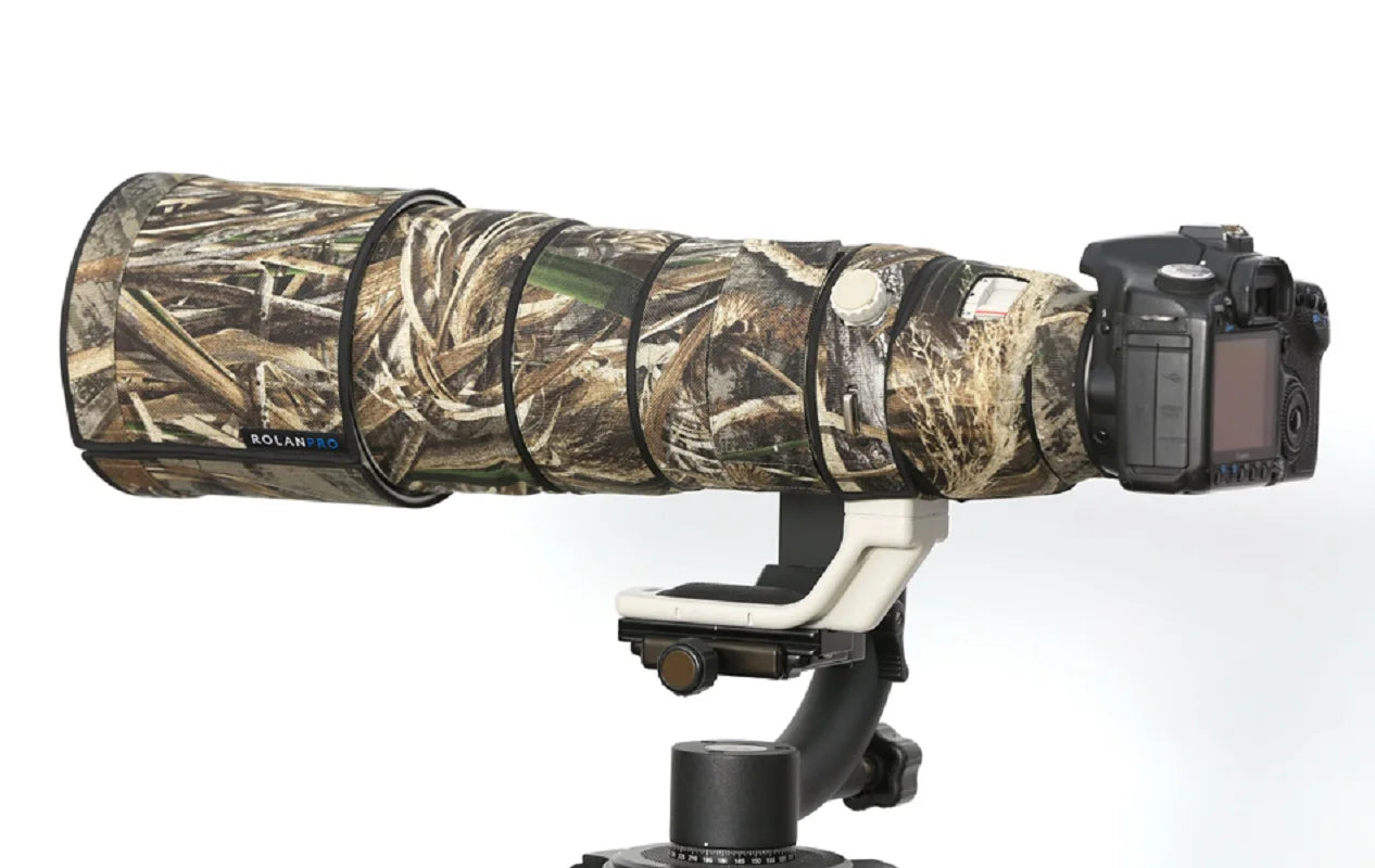 ROLANPRO Lens Cover for Canon EF 200-400mm f/4L IS USM Extender 1.4X Camouflage Lens Clothing Rain Cover Lens Sleeve Guns Case