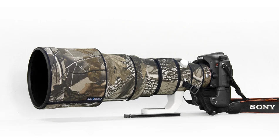 ROLANPRO Lens Coat For Sony 500mm F/4 G SSM Camouflage Protective Case Camouflage Rain Cover For SONY Camera Lens Guns Sleeve