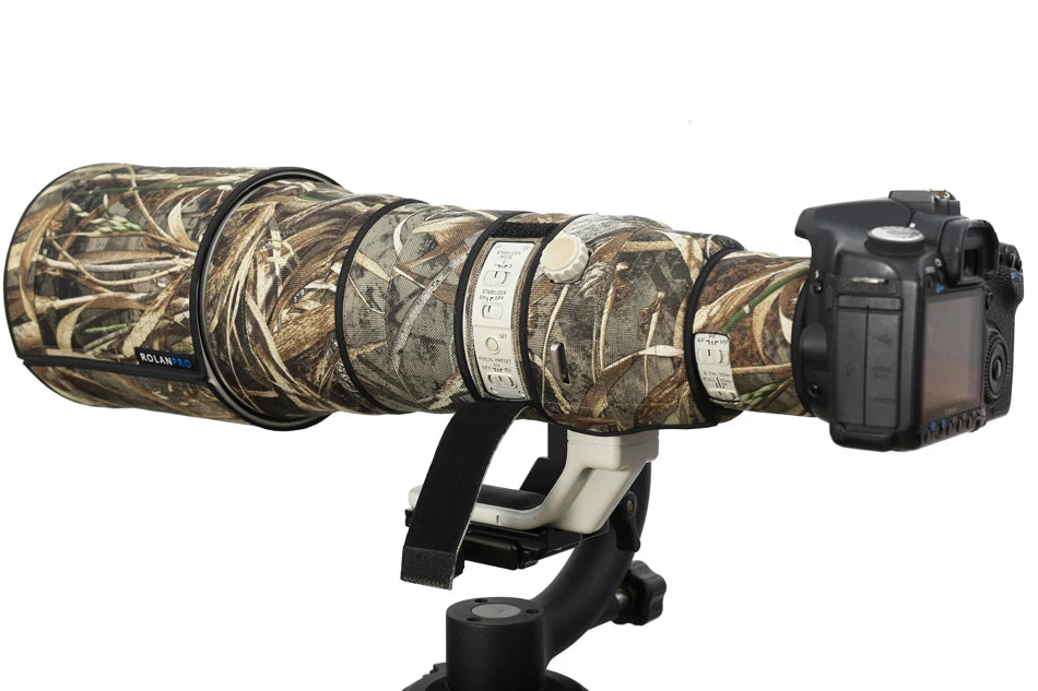 ROLANPRO Lens Coat for Canon EF 500mm F/4 L IS II USM Camouflage Lens Cover Lens Protective Sleeve Guns Case Canon 500mm