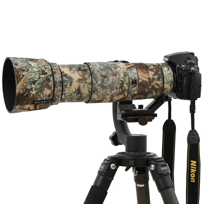 ROLANPRO Lens Cover for Nikon AF-S 200-500mm f/5.6E ED VR Lens Coat Rain Cover Guns Case Protective Sleeve Nikon 200 500mm