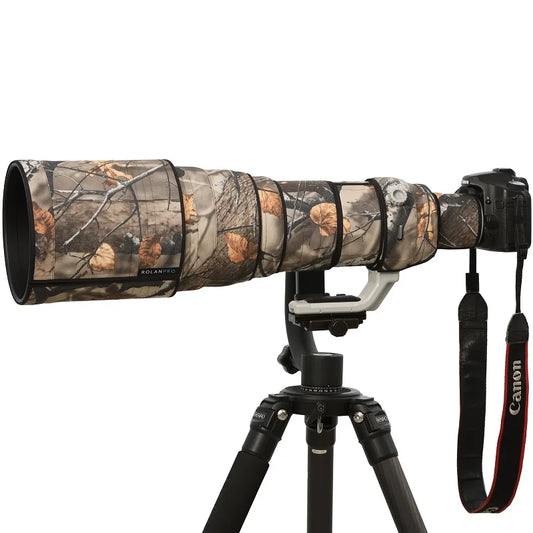 ROLANPRO Lens Camouflage Cover for Canon EF 600mm f/4 L IS USM Lens Anti Shake I Coat Rain Cover Lens Sleeve Guns Case