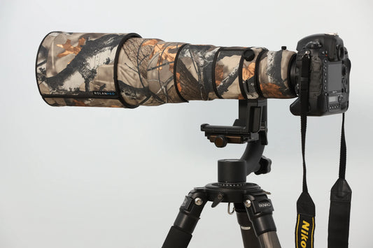 ROLANPRO Lens Cover for Nikon AF-S 500mm f/4G ED VR (I and II) Nylon Camouflage Lens Clothing Rain Cover Lens Sleeve Guns Case