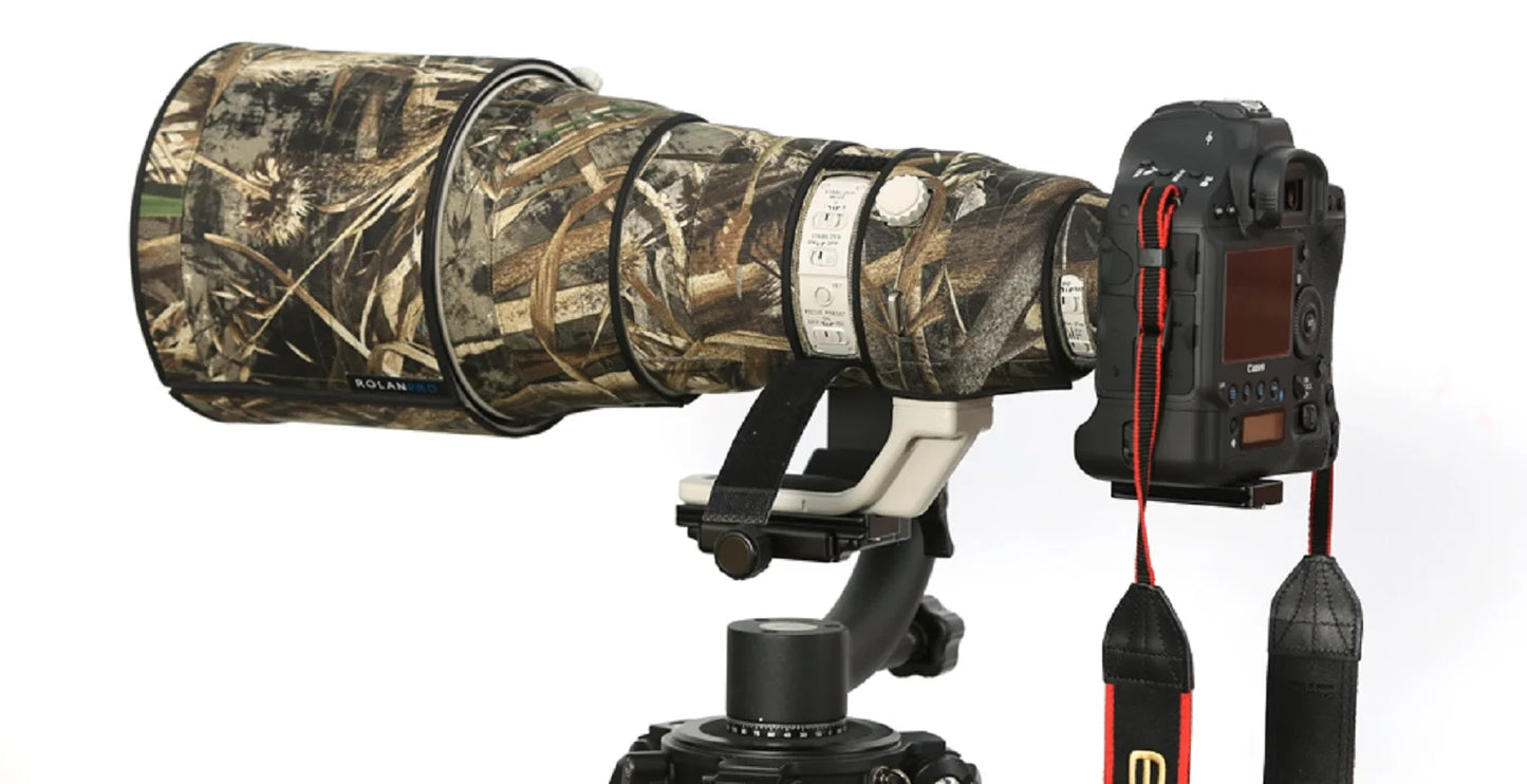 ROLANPRO Lens Coat Camouflage for Canon EF 400mm F/2.8 L IS II USM Lens Protective Sleeve Guns Case Canon 400mm Canon SLR
