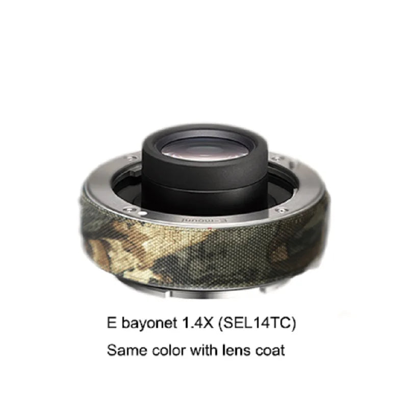 ROLANPRO Camera Lens Camouflage Rain Cover for Sony E bayonet 1.4X (SEL14TC), Sony E bayonet 2.0X (SEL20TC) Barlow Guns Clothing