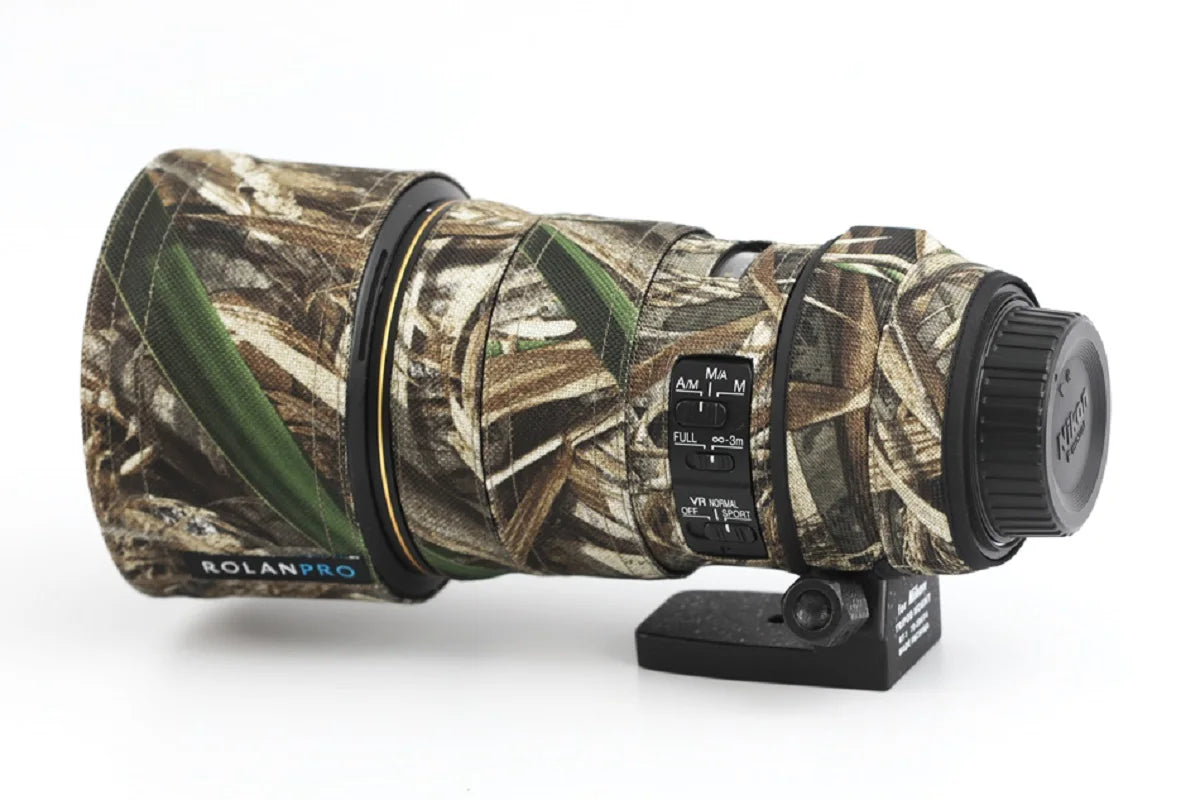 ROLANPRO Lens Cover for Nikon AF-S 300mm F4E PF ED VR Lens Protective Sleeve Camouflage Guns Case Nikon 300mm f4 Lens Coat