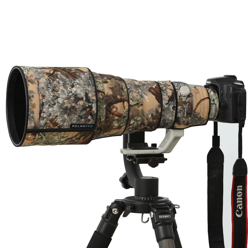 ROLANPRO Lens Coat Camouflage for Canon EF 400mm F/2.8 L IS II USM Lens Protective Sleeve Guns Case Canon 400mm Canon SLR