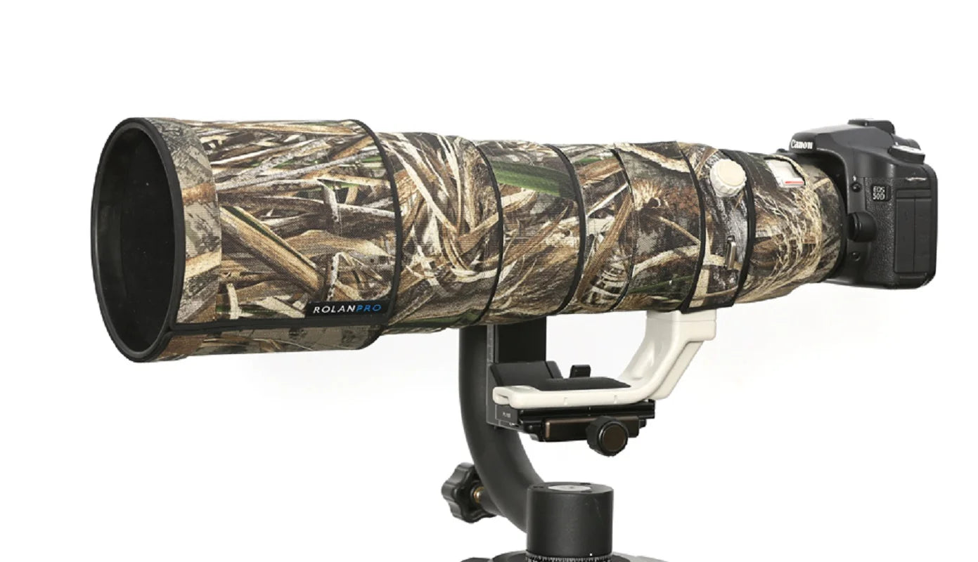 ROLANPRO Lens Cover for Canon EF 200-400mm f/4L IS USM Extender 1.4X Camouflage Lens Clothing Rain Cover Lens Sleeve Guns Case