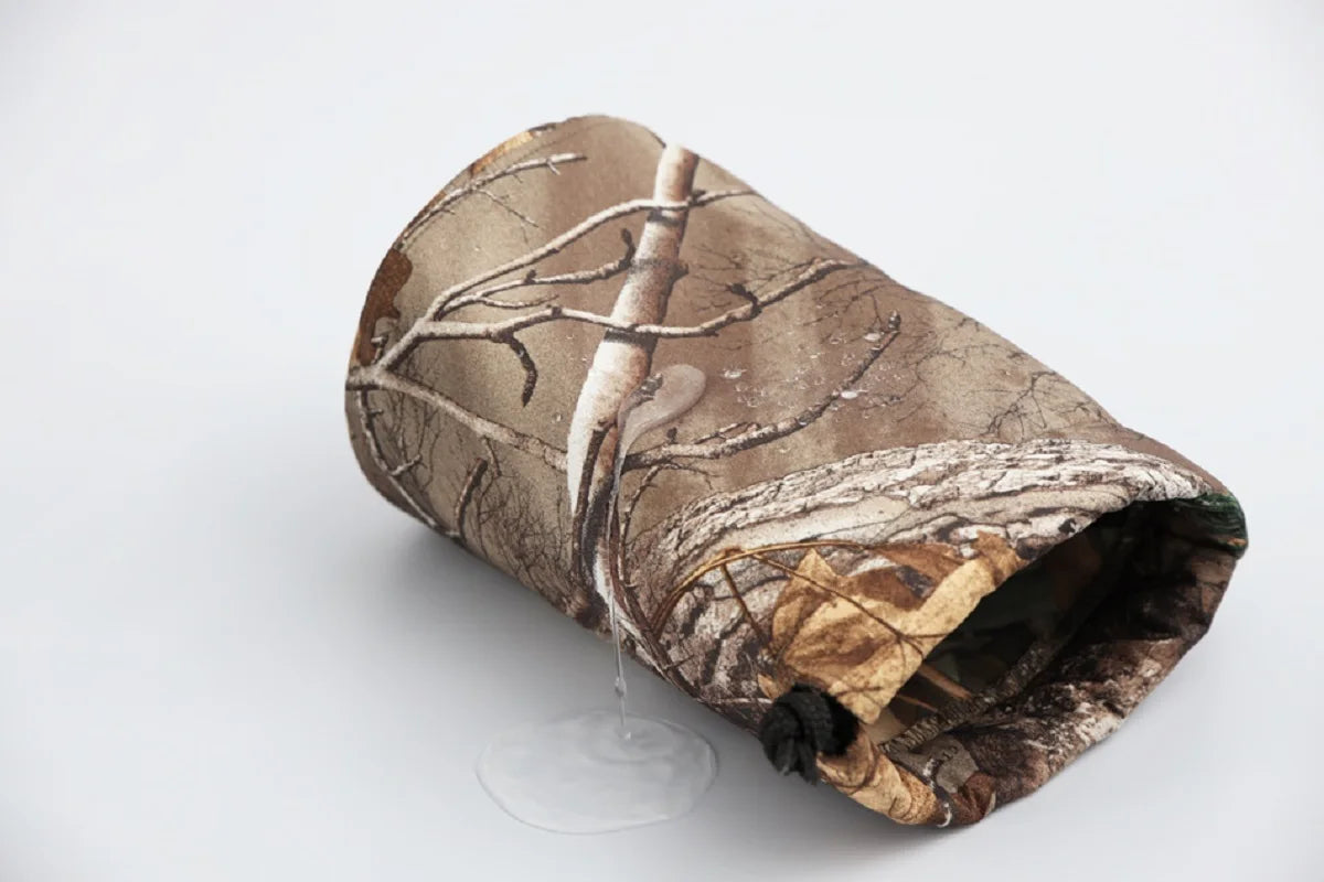 ROLANPRO Waterproof Camouflage Dustproof Camera Bag for Ballhead Tripod Head Bag Leofoto Sunwayfoto RRS Benro Fotopro Compatible