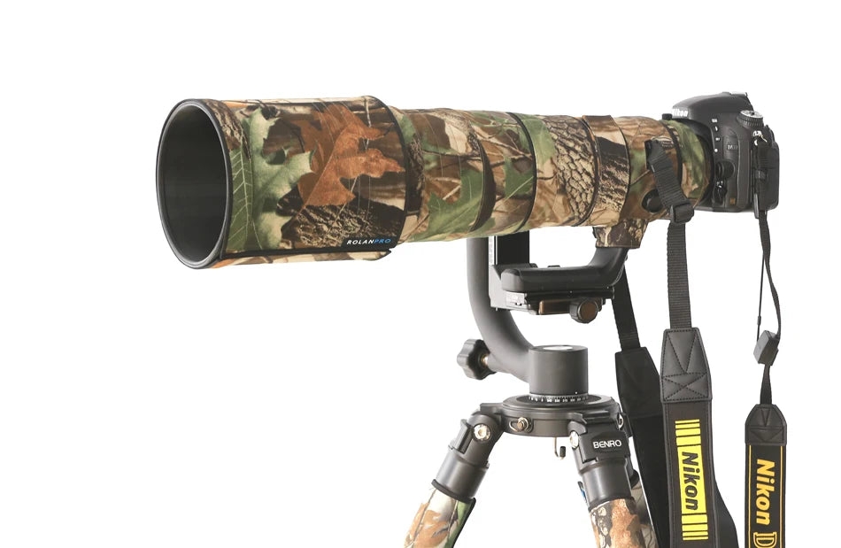 ROLANPRO Waterproof Lens Coat for Nikon AF-S 500mm F/4E FL ED VR Lens Protective Sleeve Guns Case Canon 500mm f4e DSRL FOTO Bag