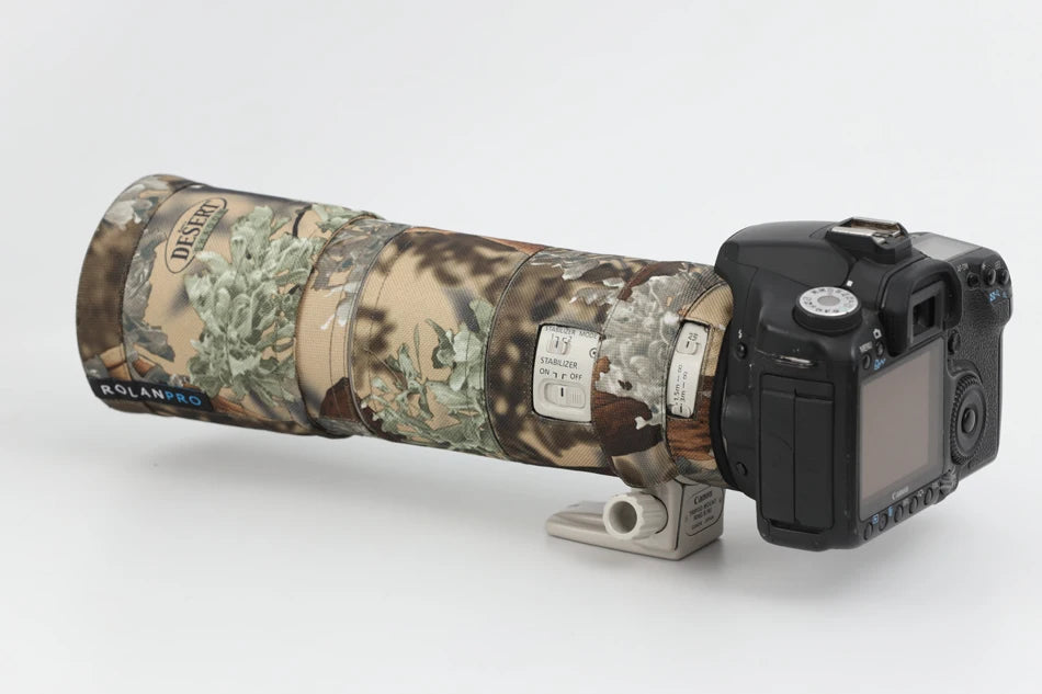 ROLANPRO Waterproof Lens Coat for Canon EF 300mm F/4 L IS USM Camouflage Lens Cover Protective Sleeve Guns Case Canon Accessorie