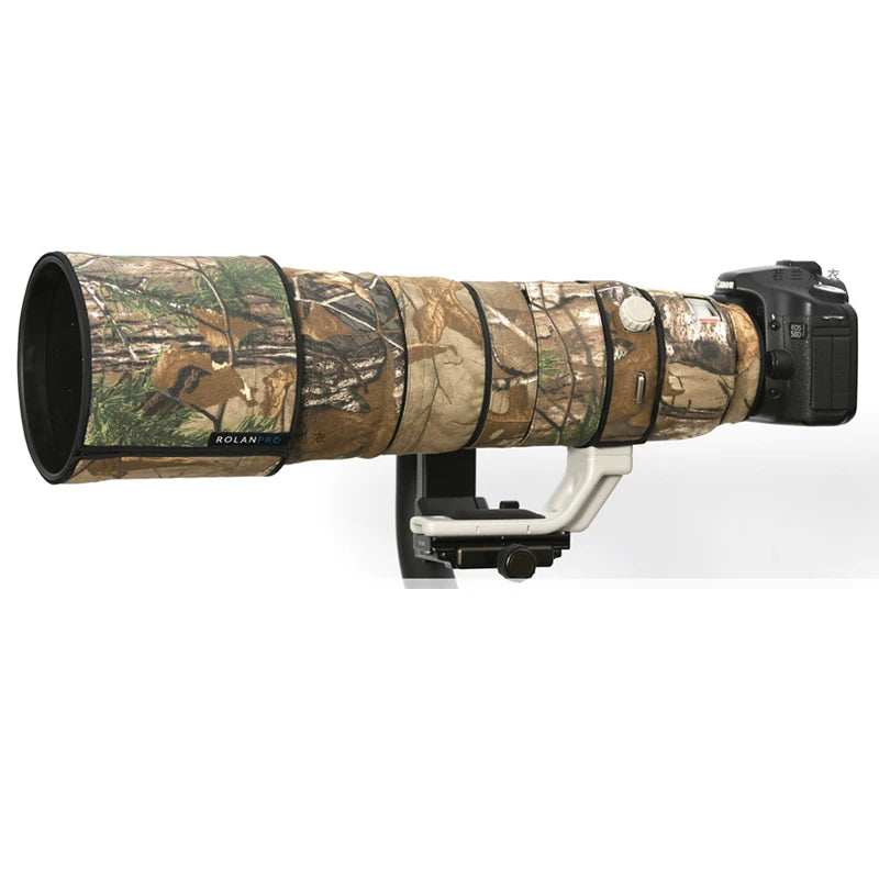 ROLANPRO Lens Cover for Canon EF 200-400mm f/4L IS USM Extender 1.4X Camouflage Lens Clothing Rain Cover Lens Sleeve Guns Case