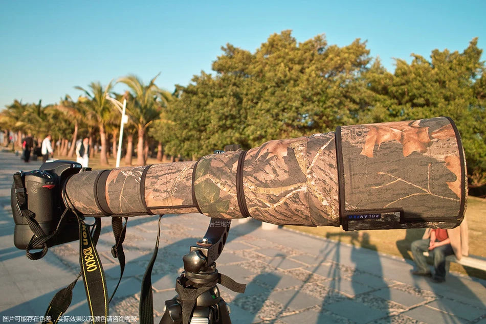 ROLANPRO Lens Coat for Sigma EX 800mm f/5.6 APO HSM Camouflage Lens Protective Sleeve Sigma 800mm Cover Guns Case Photography