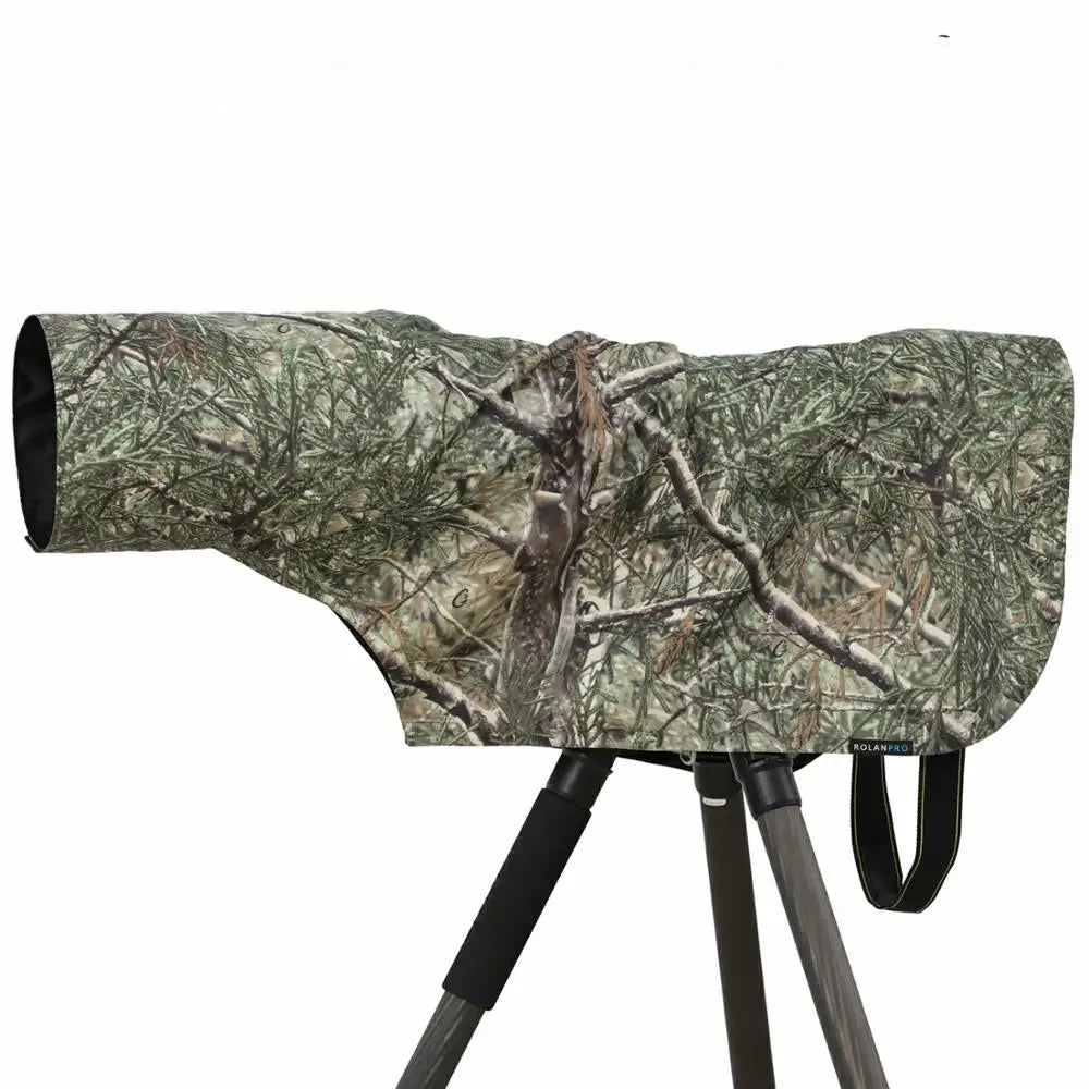 ROLANPRO Camera Lens Coat Camouflage Rain Cover For Nikon AF-S 200-500mm F5.6E ED VR Protective Case Guns Sleeve Lens's Hood Cap