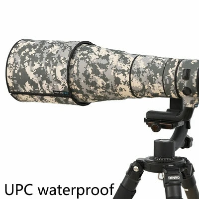 ROLANPRO Camera Lens Coat Camouflage Rain Cover For Nikon AF-S 200-500mm F5.6E ED VR Protective Case Guns Sleeve Lens's Hood Cap