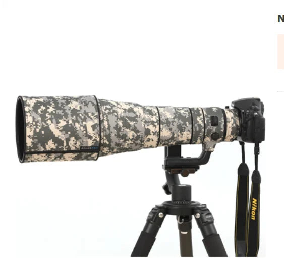 ROLANPRO Waterproof Lens Coat for Nikon AF-S 500mm F/4E FL ED VR Lens Protective Sleeve Guns Case Canon 500mm f4e DSRL FOTO Bag