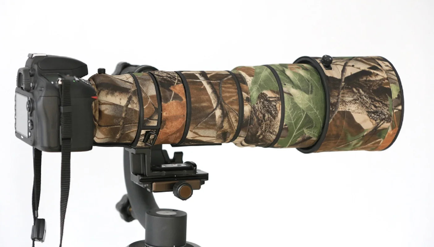 ROLANPRO Waterproof Lens Coat for Nikkor Nikon AF-S VR 200-400mm f/4G ED VR Camouflage Lens Cover Lens Protective Sleeve Case