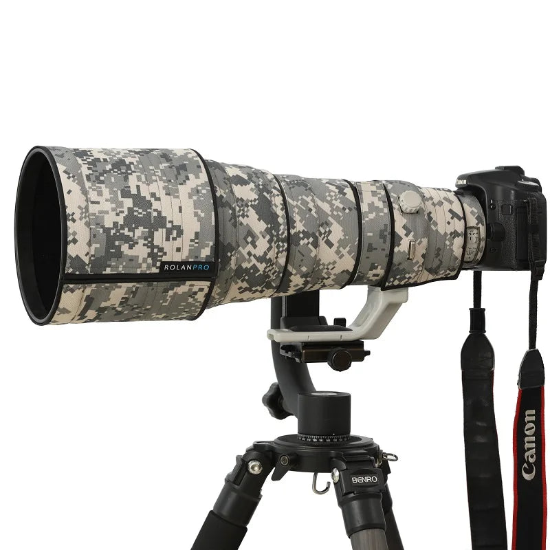 ROLANPRO Lens Coat Camouflage for Canon EF 400mm F/2.8 L IS II USM Lens Protective Sleeve Guns Case Canon 400mm Canon SLR
