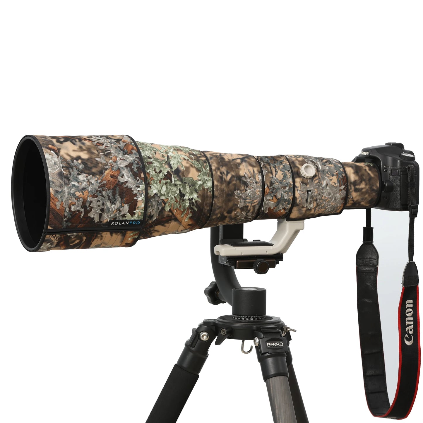 ROLANPRO Waterproof Lens Coat for Canon RF 800mm F5.6L IS USM Camouflage Lens Protective Sleeve Canon RF 800mm Guns Cover Case