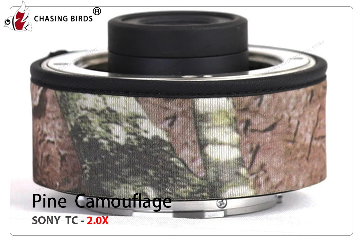 CHASING BIRDS camouflage lens coat for SONY teleconverter TC 1.4X 2.0X waterproof and rainproof lens protective cover