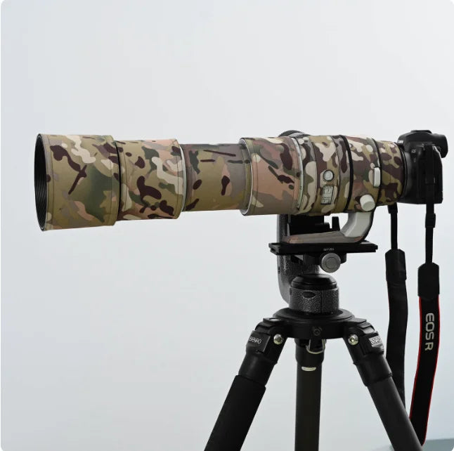 ROLANPRO Waterproof Lens Cover for Canon RF 200-800mm F6.3-9 IS USM Camouflage Rain Cover Lens Protection Sleeve Guns Case