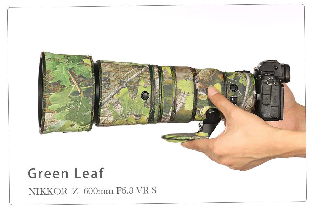 CHASING BIRDS camouflage lens coat for NIKON Z 600mm F6.3 VR S waterproof and rainproof lens protective cover Z 600 lens cover