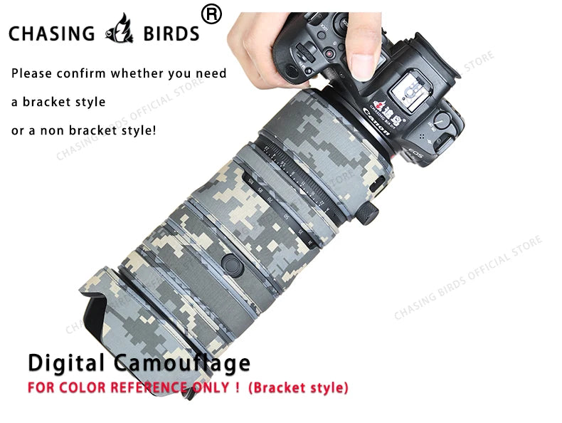 CHASING BIRDS camouflage lens coat for TAMRON SP 70 200 F2.8 G2 waterproof and rainproof lens protective cover tamron 70-200mm