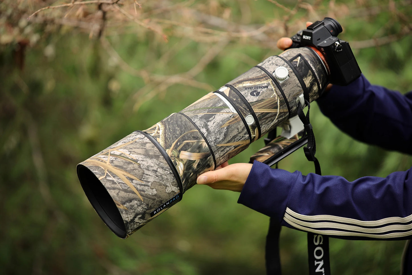ROLANPRO Lens Coat for Sony FE 200-600mm F5.6-6.3 G OSS Lens Cover sony 200600 Camera Lens Protective Sleeve Guns Case Raincover
