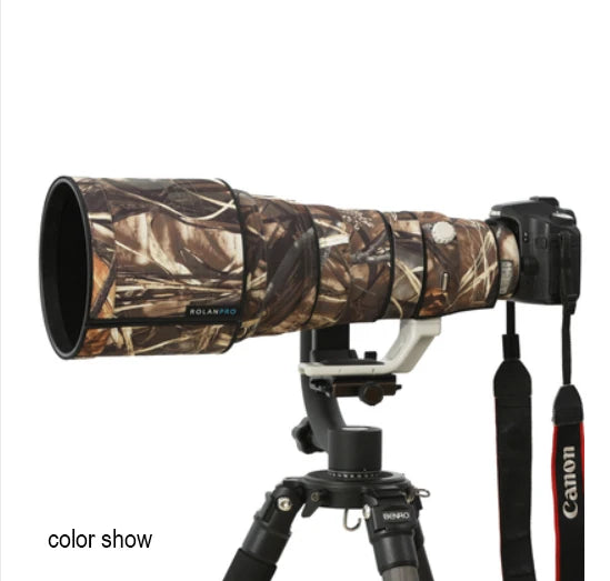 ROLANPRO Camouflage Lens Coat for Canon EF 400mm F/2.8 L USM Without Image Stabilization I Generation DSLR Camera Bag